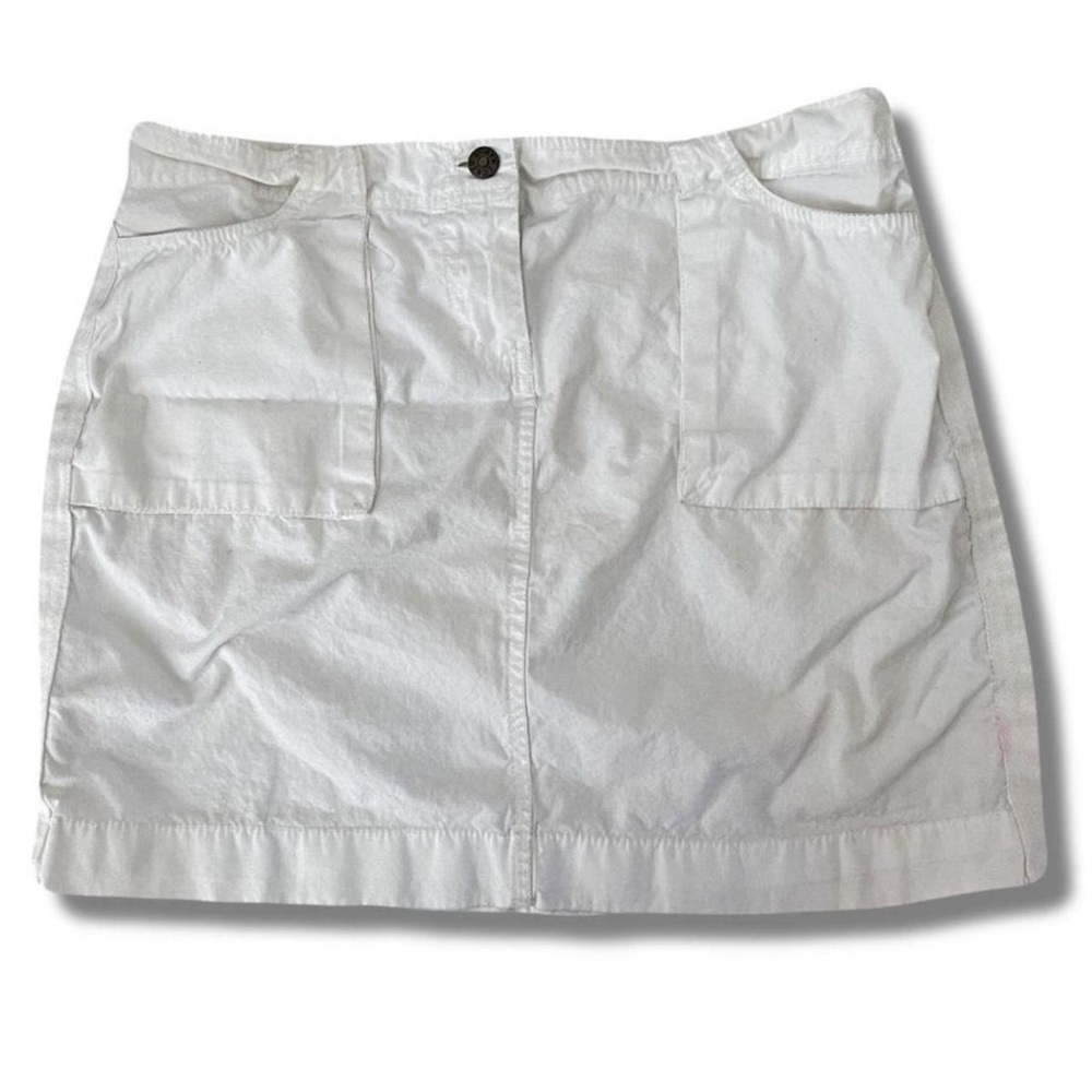 Vintage J.Crew Cargo White Mini Skirt